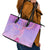 Polynesian Shark Valentine Leather Tote Bag Sweet Unique Version