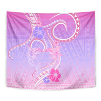 Polynesian Shark Valentine Tapestry Sweet Unique Version