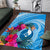 Yap Day Area Rug Nam nu Waqab Tropical Flower