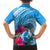 Yap Day Family Matching Summer Maxi Dress and Hawaiian Shirt Nam nu Waqab Tropical Flower LT01 - Polynesian Pride