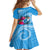 Yap Day Kid Short Sleeve Dress Nam nu Waqab Tropical Flower LT01 - Polynesian Pride