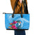 Yap Day Leather Tote Bag Nam nu Waqab Tropical Flower