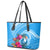 Yap Day Leather Tote Bag Nam nu Waqab Tropical Flower