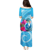 Yap Day Puletasi Nam nu Waqab Tropical Flower LT01 - Polynesian Pride