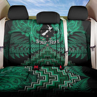 Personalised Aotearoa Matariki Back Car Seat Cover Green Fern Maori Poutama