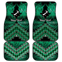 Personalised Aotearoa Matariki Car Mats Green Fern Maori Poutama