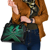 Personalised Aotearoa Matariki Shoulder Handbag Green Fern Maori Poutama LT01 - Polynesian Pride