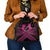 Personalised Aotearoa Matariki Shoulder Handbag Pink Fern Maori Poutama