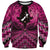Personalised Aotearoa Matariki Sweatshirt Pink Fern Maori Poutama