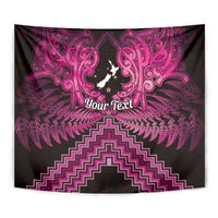 Personalised Aotearoa Matariki Tapestry Pink Fern Maori Poutama