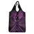 Personalised Aotearoa Matariki Grocery Bag Purple Fern Maori Poutama