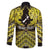 Personalised Aotearoa Matariki Family Matching Summer Maxi Dress and Hawaiian Shirt Yellow Fern Maori Poutama
