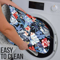 Hawaii Tropicana Blue Pattern Bathroom Set - Polynesian Pride