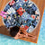 Hawaii Tropicana Blue Pattern Beach Blanket - Polynesian Pride
