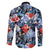 Hawaii Tropicana Blue Pattern Family Matching Summer Maxi Dress and Hawaiian Shirt - Polynesian Pride