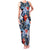 Hawaii Tropicana Blue Pattern Family Matching Tank Maxi Dress and Hawaiian Shirt - Polynesian Pride