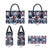 Hawaii Tropicana Blue Pattern Leather Bag - Polynesian Pride