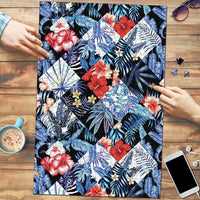 Hawaii Tropicana Blue Pattern Puzzle - Polynesian Pride