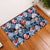 Hawaii Tropicana Blue Pattern Rubber Doormat - Polynesian Pride