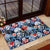 Hawaii Tropicana Blue Pattern Rubber Doormat - Polynesian Pride
