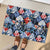 Hawaii Tropicana Blue Pattern Rubber Doormat - Polynesian Pride