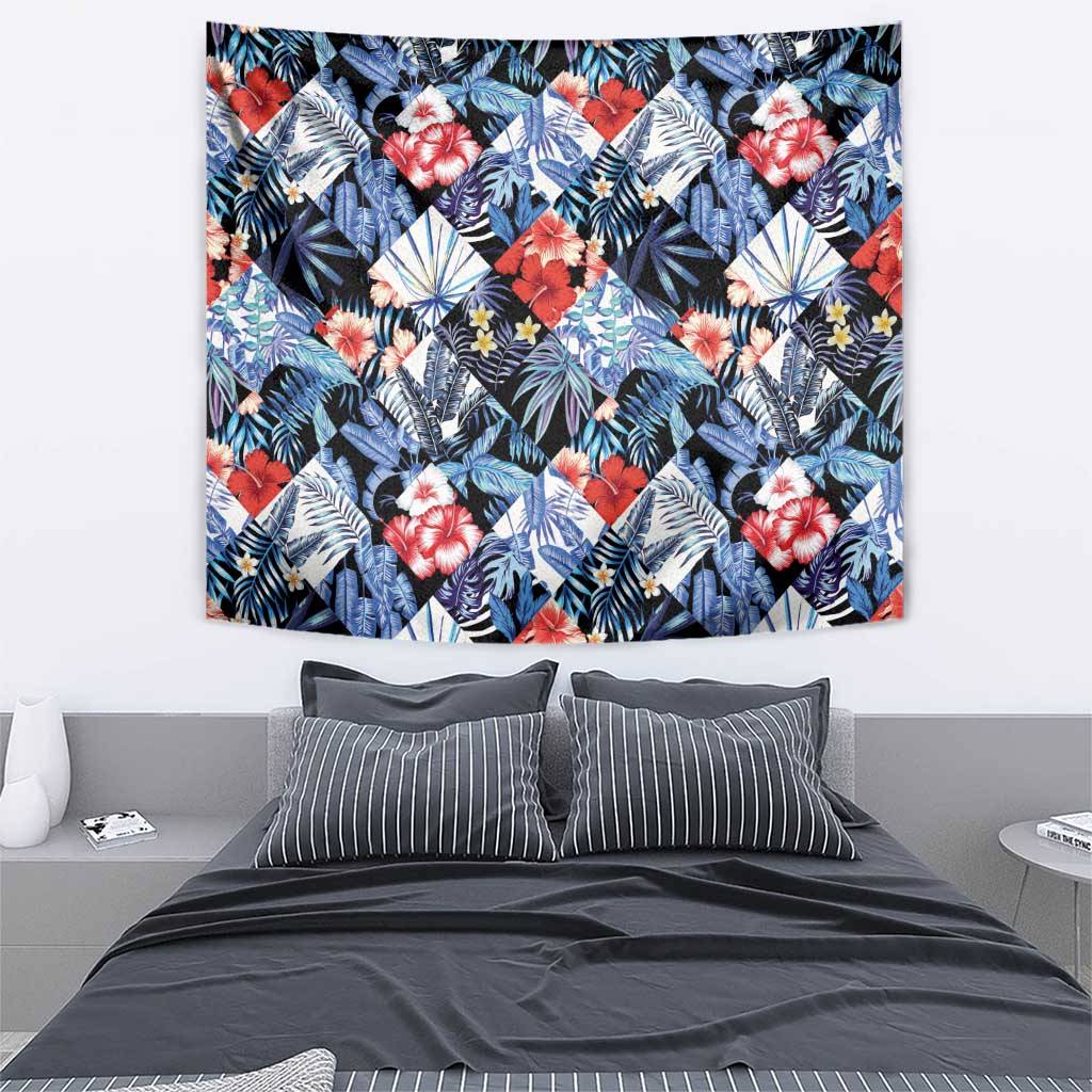 Hawaii Tropicana Blue Pattern Tapestry LT01 - Polynesian Pride
