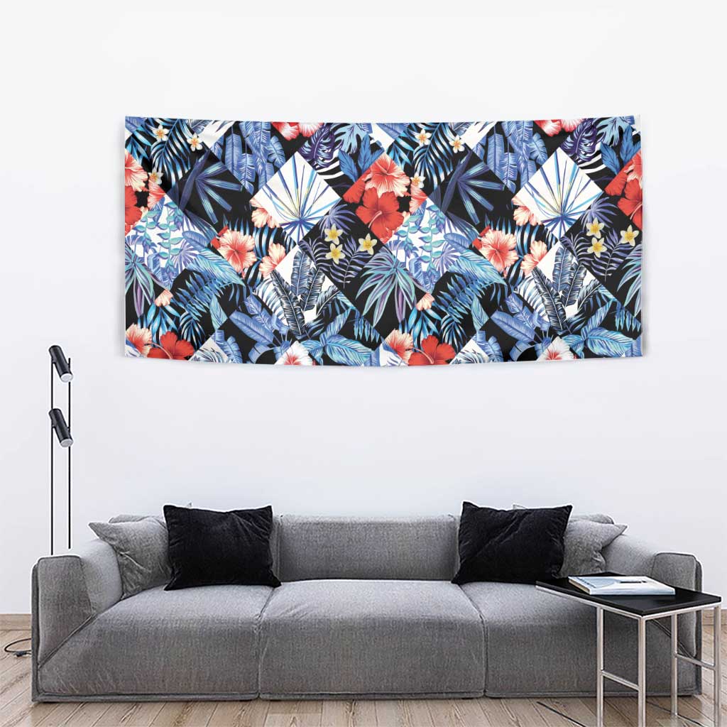 Hawaii Tropicana Blue Pattern Tapestry LT01 - Polynesian Pride