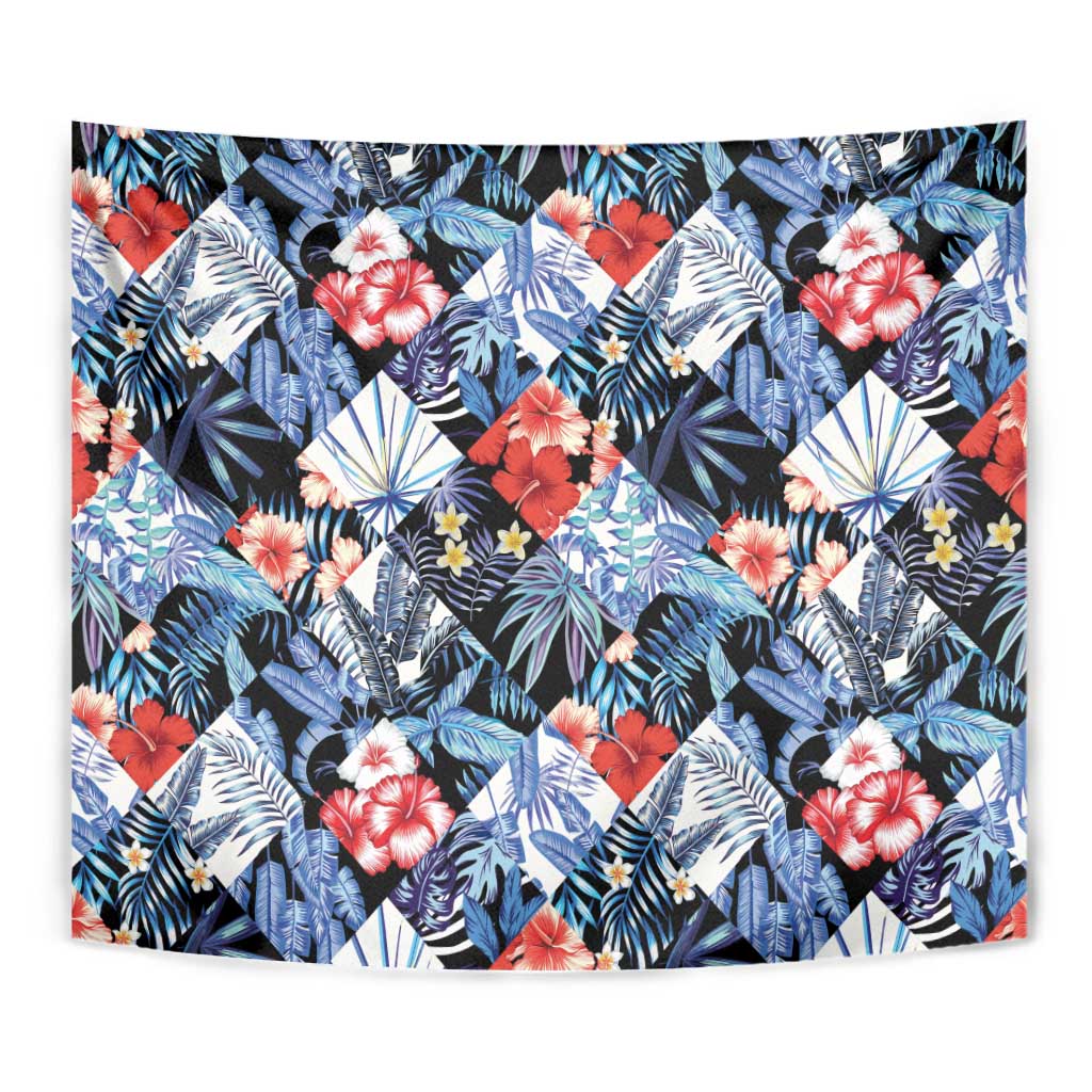 Hawaii Tropicana Blue Pattern Tapestry LT01 - Polynesian Pride