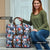 Hawaii Tropicana Blue Pattern Travel Bag - Polynesian Pride