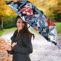 Hawaii Tropicana Blue Pattern Umbrella - Polynesian Pride
