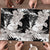 Black White Monotone Tropical Flowers Pattern Puzzle - Polynesian Pride