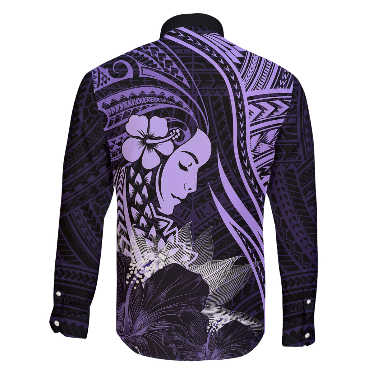 Polynesian Women Day 2024 Family Matching Off Shoulder Short Dress and Hawaiian Shirt Hibiscus Girl Tribal LT01 - Polynesian Pride