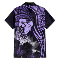 Polynesian Women Day 2024 Family Matching Short Sleeve Bodycon Dress and Hawaiian Shirt Hibiscus Girl Tribal LT01 - Polynesian Pride