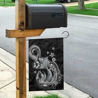 Hawaii Mermaid Monotone Garden Flag Polynesian Pattern Fish Hook