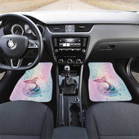 Hawaii Mermaid Sweet Pastel Car Mats Polynesian Pattern Fish Hook
