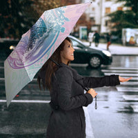 Hawaii Mermaid Sweet Pastel Umbrella Polynesian Pattern Fish Hook