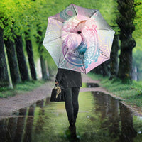 Hawaii Mermaid Sweet Pastel Umbrella Polynesian Pattern Fish Hook