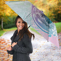 Hawaii Mermaid Sweet Pastel Umbrella Polynesian Pattern Fish Hook