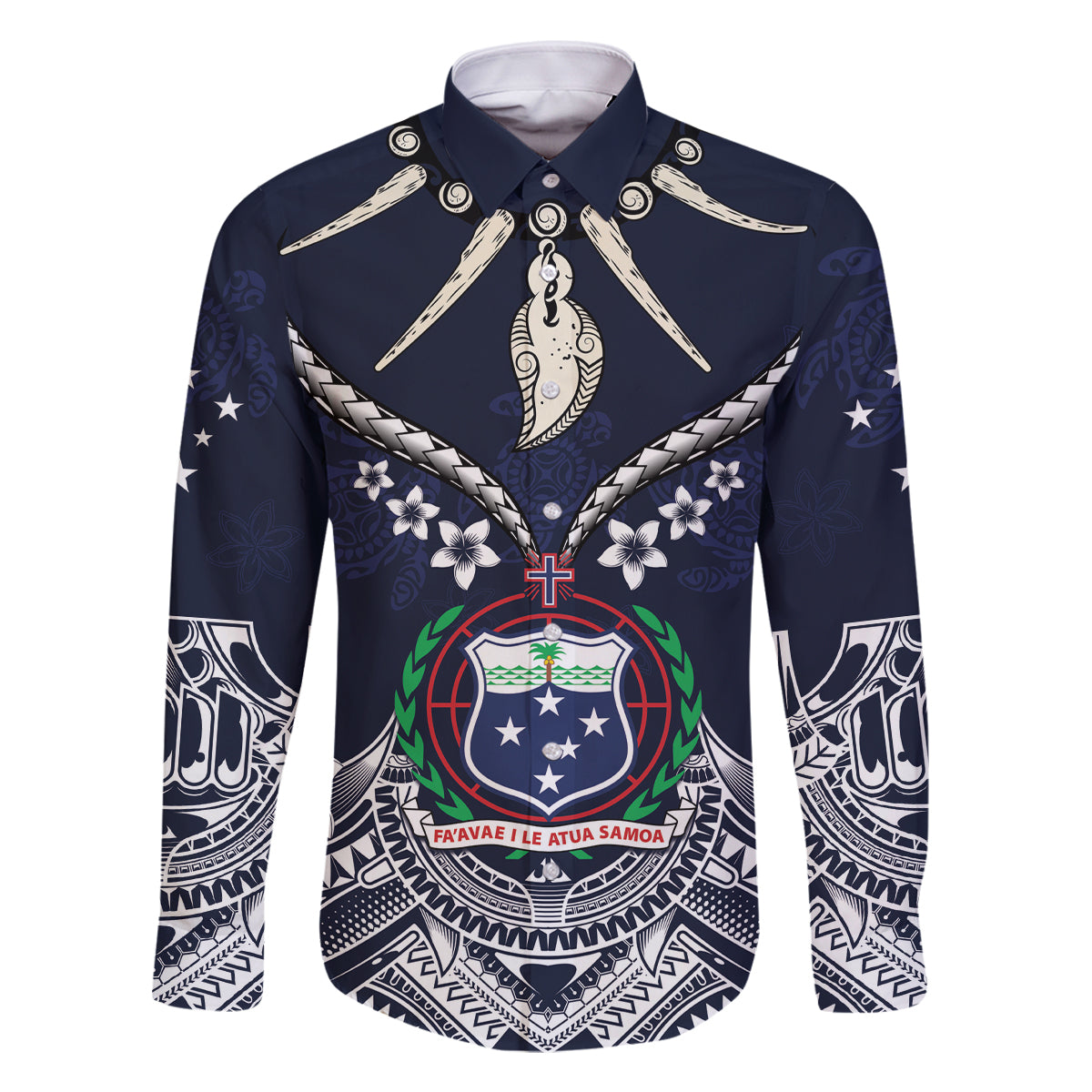 Samoa Independence Day Family Matching Long Sleeve Bodycon Dress and Hawaiian Shirt Ula Nifo Mix Turtle