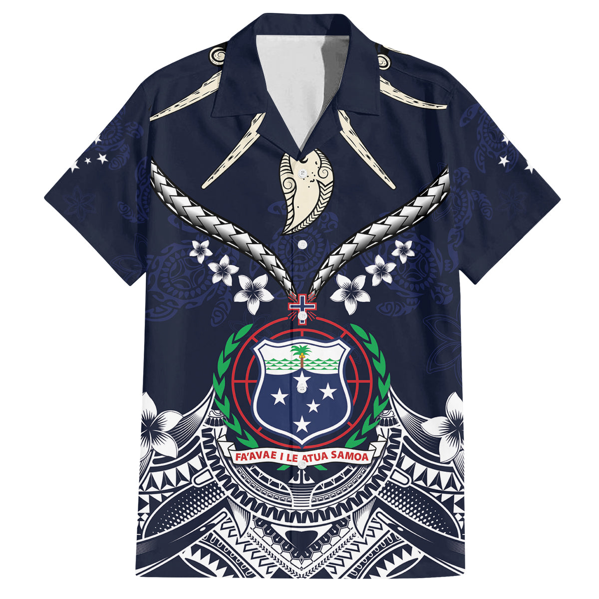 Samoa Independence Day Family Matching Summer Maxi Dress and Hawaiian Shirt Ula Nifo Mix Turtle