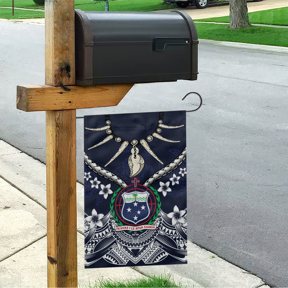 Samoa Independence Day Garden Flag Ula Nifo Mix Turtle