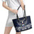 Samoa Independence Day Leather Tote Bag Ula Nifo Mix Turtle