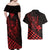 Personalized King Kamehameha Day Couples Matching Off Shoulder Maxi Dress and Hawaiian Shirt Kakau Polynesian Pattern