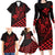 Personalized King Kamehameha Day Family Matching Long Sleeve Bodycon Dress and Hawaiian Shirt Kakau Polynesian Pattern