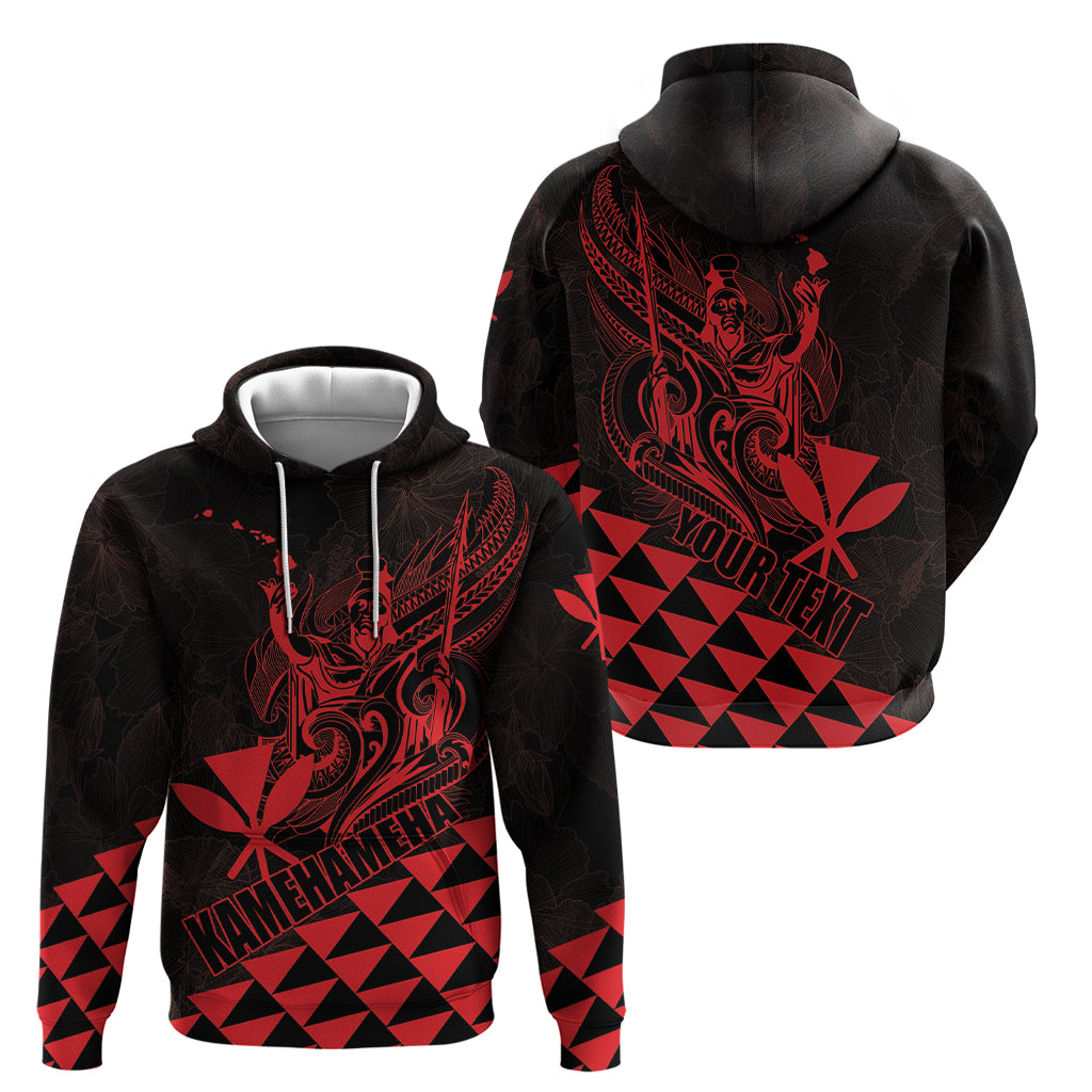 Personalized King Kamehameha Day Hoodie Kakau Polynesian Pattern