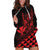 Personalized King Kamehameha Day Hoodie Dress Kakau Polynesian Pattern