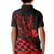 Personalized King Kamehameha Day Kid Polo Shirt Kakau Polynesian Pattern