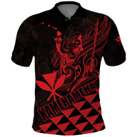 Personalized King Kamehameha Day Polo Shirt Kakau Polynesian Pattern