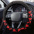 King Kamehameha Day Steering Wheel Cover Kakau Polynesian Pattern