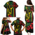 King Kamehameha Day Family Matching Puletasi and Hawaiian Shirt Hawaii Kakau Reggae